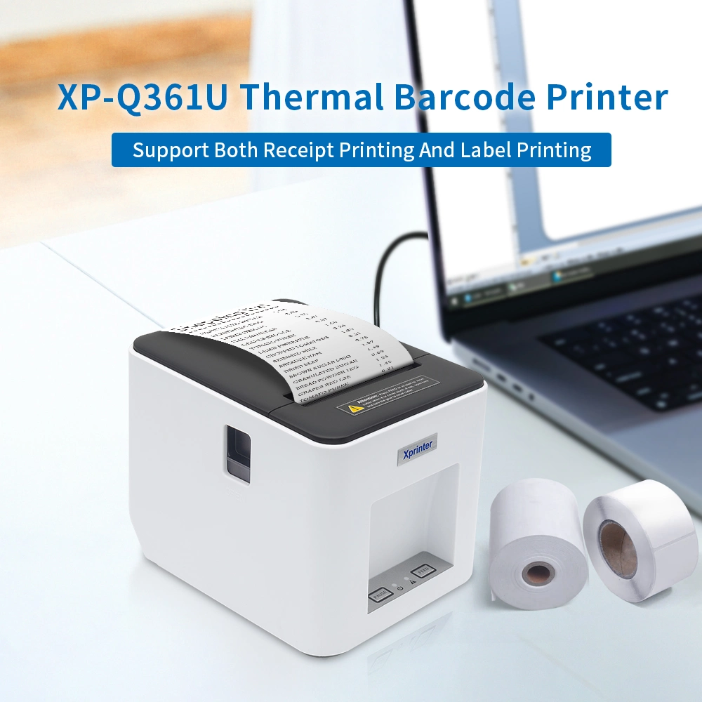 Xprinter XP-Q361U USB+LAN 80mm Thermal Receipt Printer Pos Printer