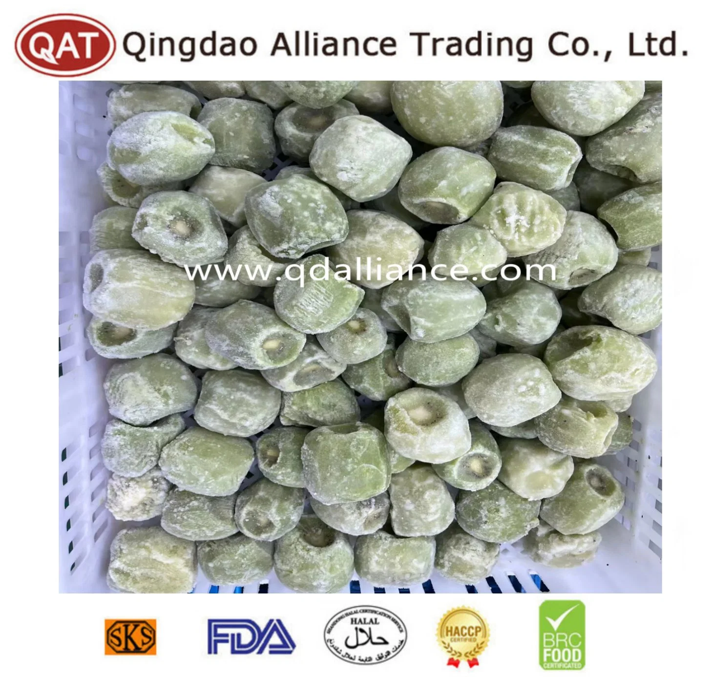 Wholesale/Supplier Bulk IQF Fruits Frozen Whole Kiwi for Exporting with Certificate