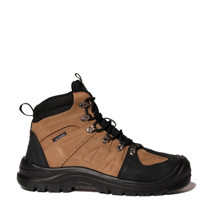 Suede Leather PU Injected High Cut Steel Toe Safety Footwear Work Shoes with CE Certification