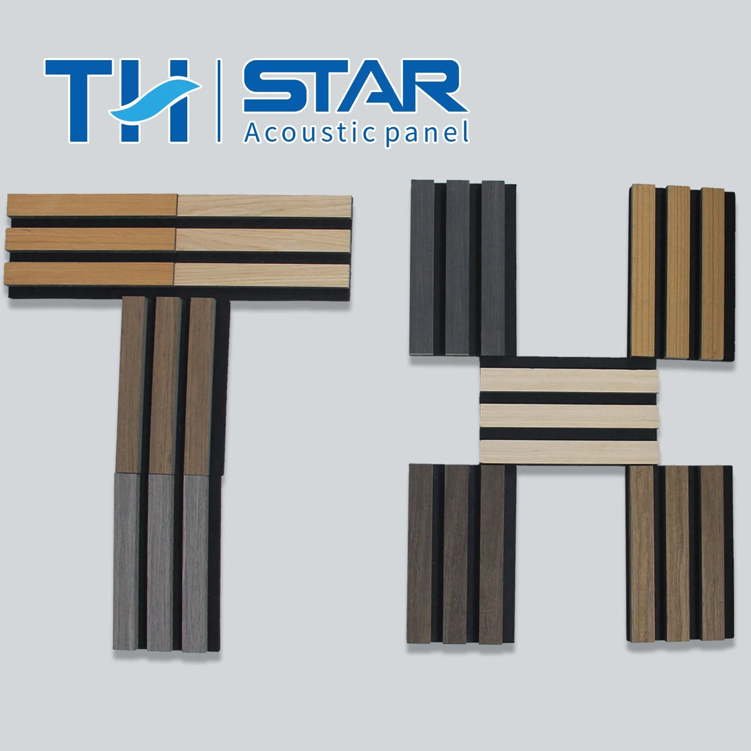 Eco Friendly Acoustic Wooden Slat Wood Fiber Panel Akupanel Polyester Fiber Acoustic Panel Acoustic Slat Wood