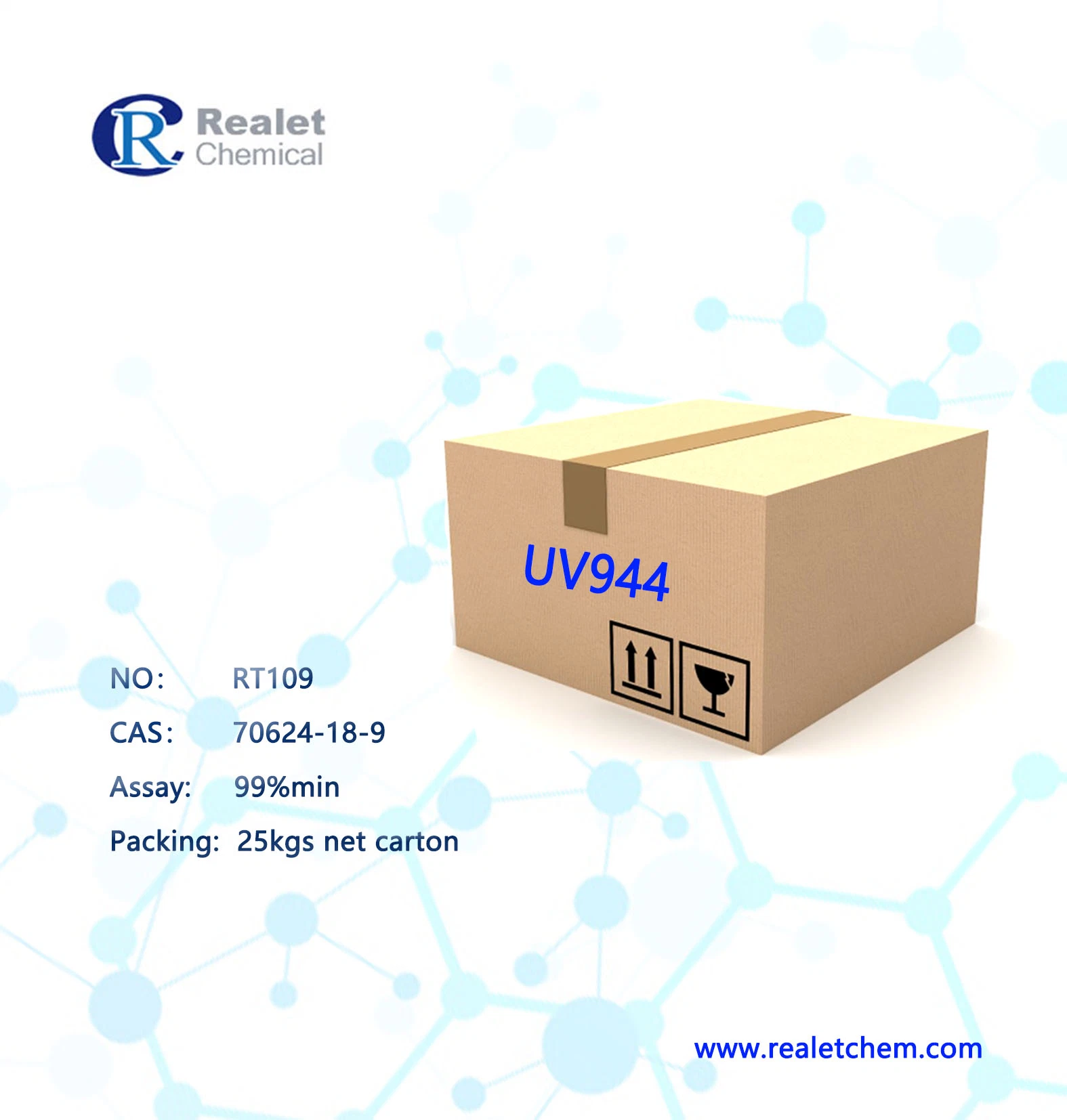 أعاق بيع المصنع مثبت الإضاءة الأميني UV944 CAS رقم 70624-18-9