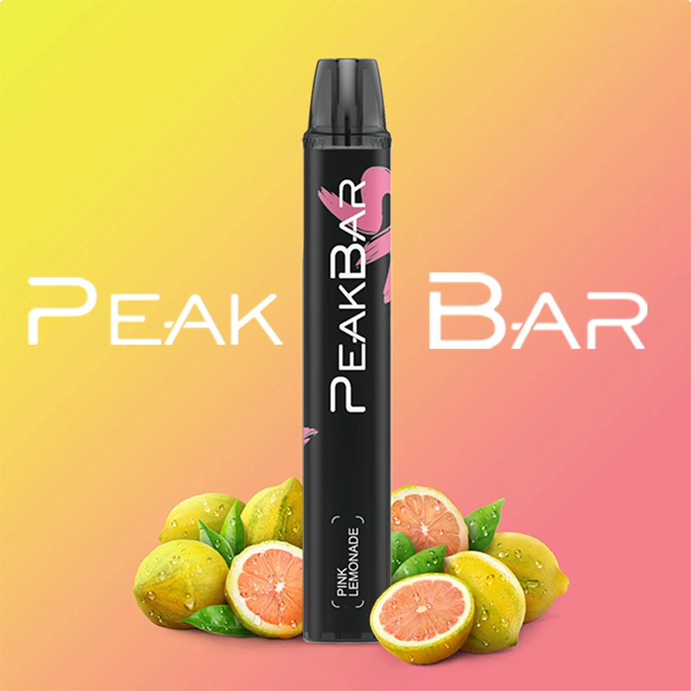 Venda por grosso Peakbar 800 Baforadas Graça Ice Sabor de fruta Caneta Vape descartáveis de alta qualidade