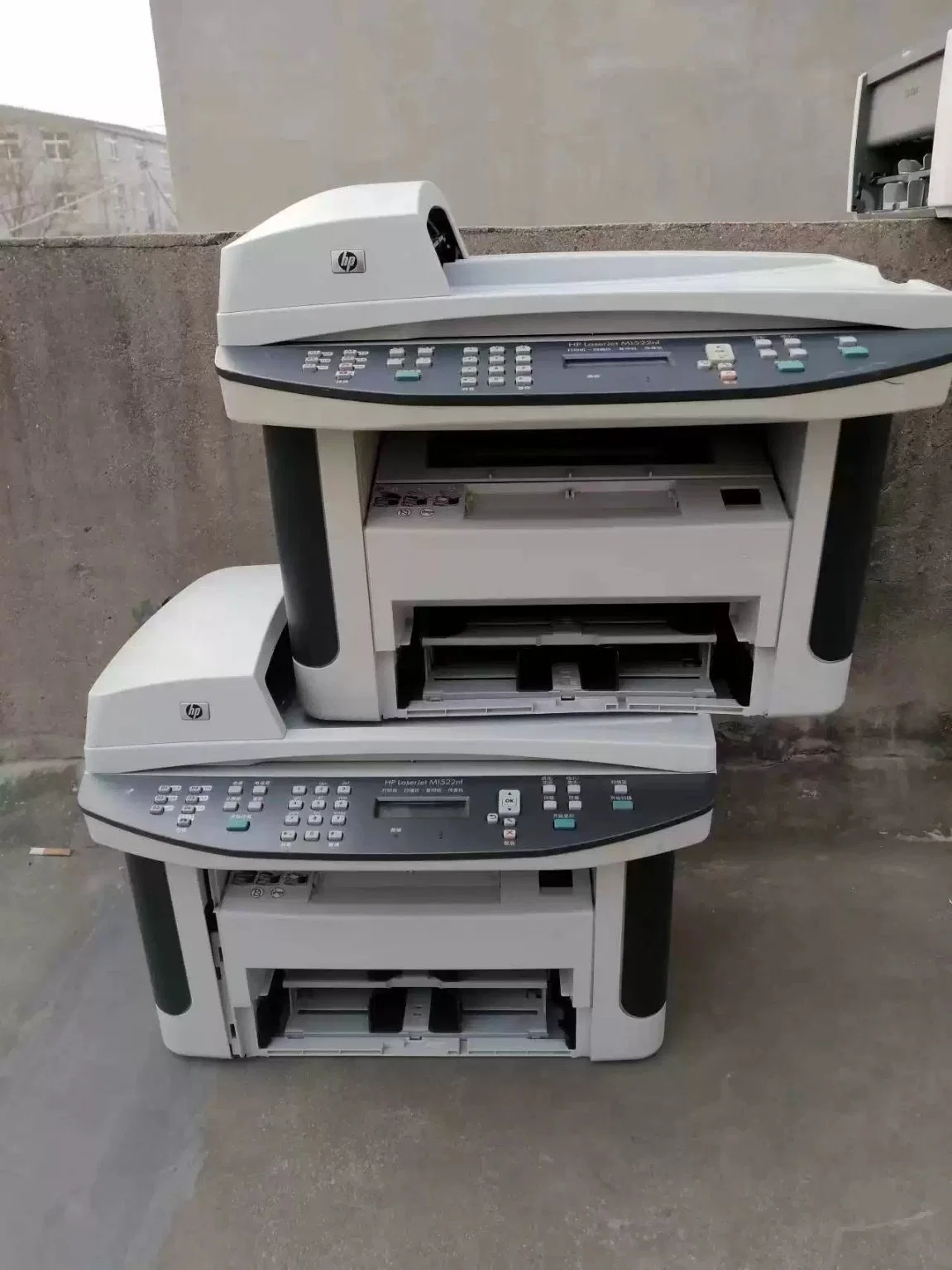 Secondhand HP M1522 Laser Printers for HP Laserjet M1522NF Multifunction Printer Machine Support Print Copy Scan Fax Used HP Laserjet M1522NF Printer