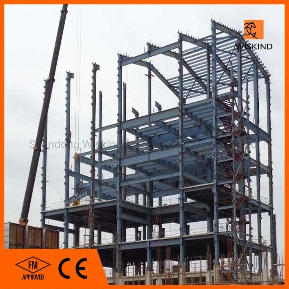New Large Span Steel Structure Buildings with SGS/ISO/CE/FM Beam Column for Ethiopia