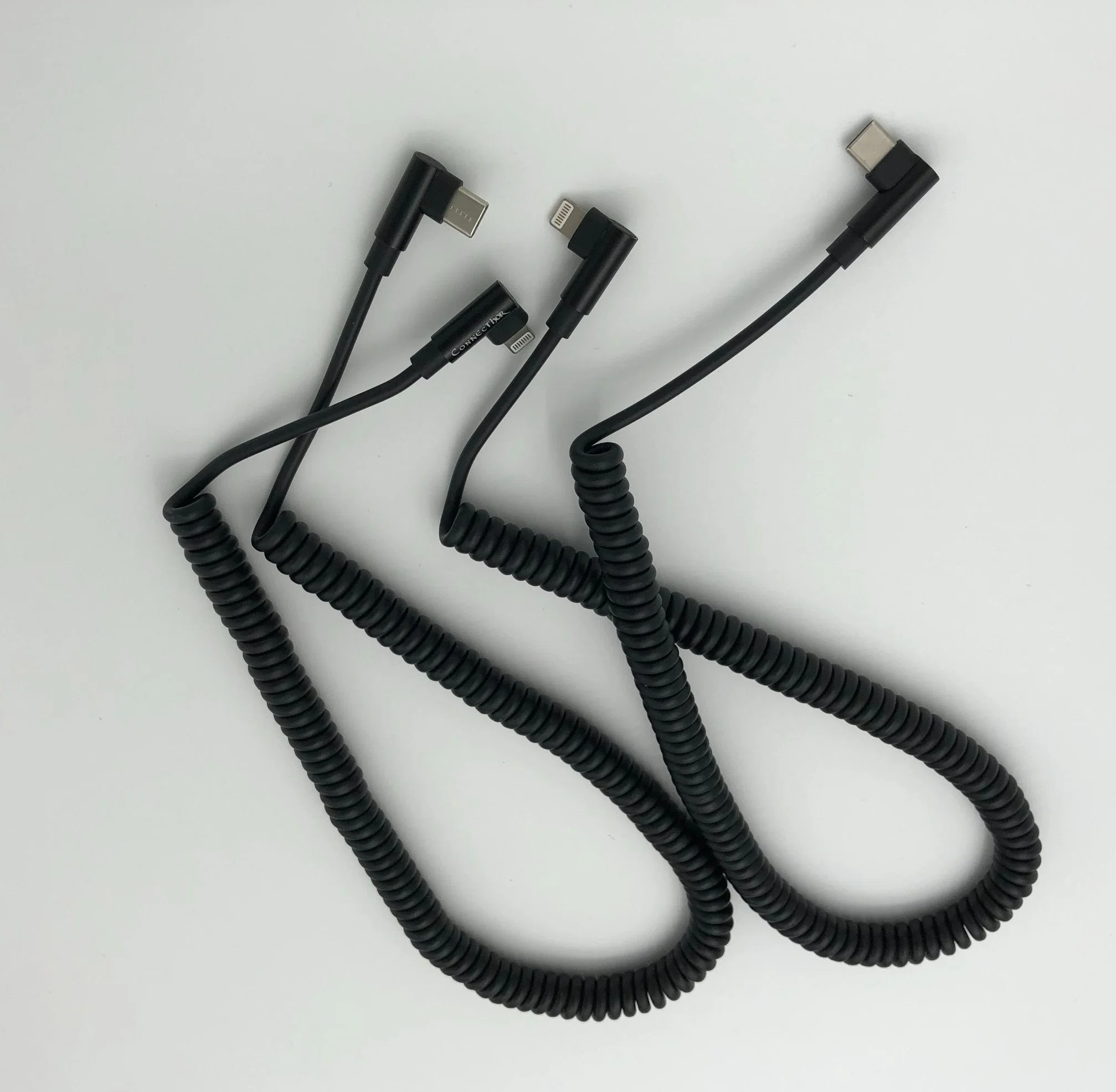 USB2.0 Elbow Type C to Lighting Cable