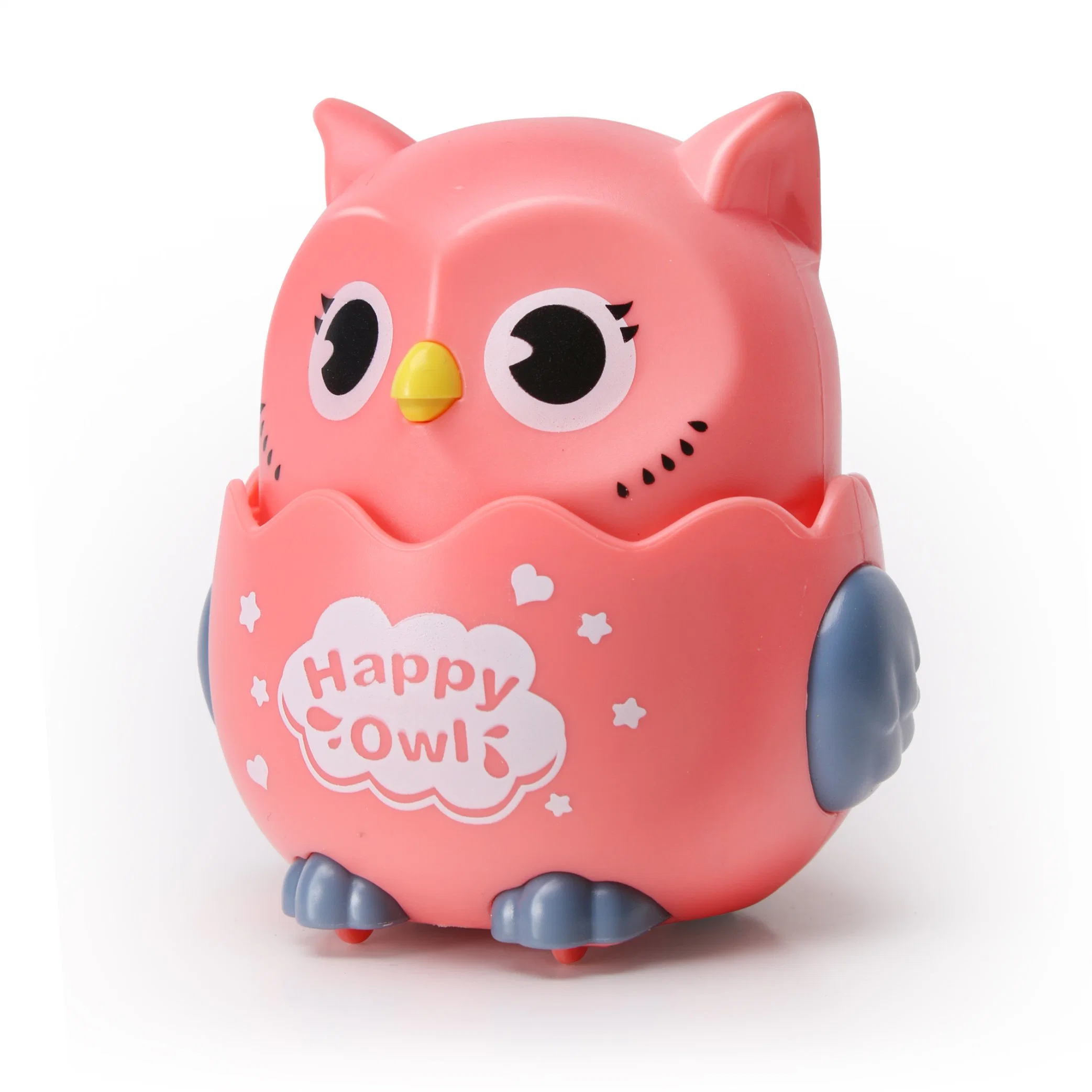 Amazon Funny Kids Toy Press and Go Owl Toy The Owl Head puede girar y presionar el juguete para caminar