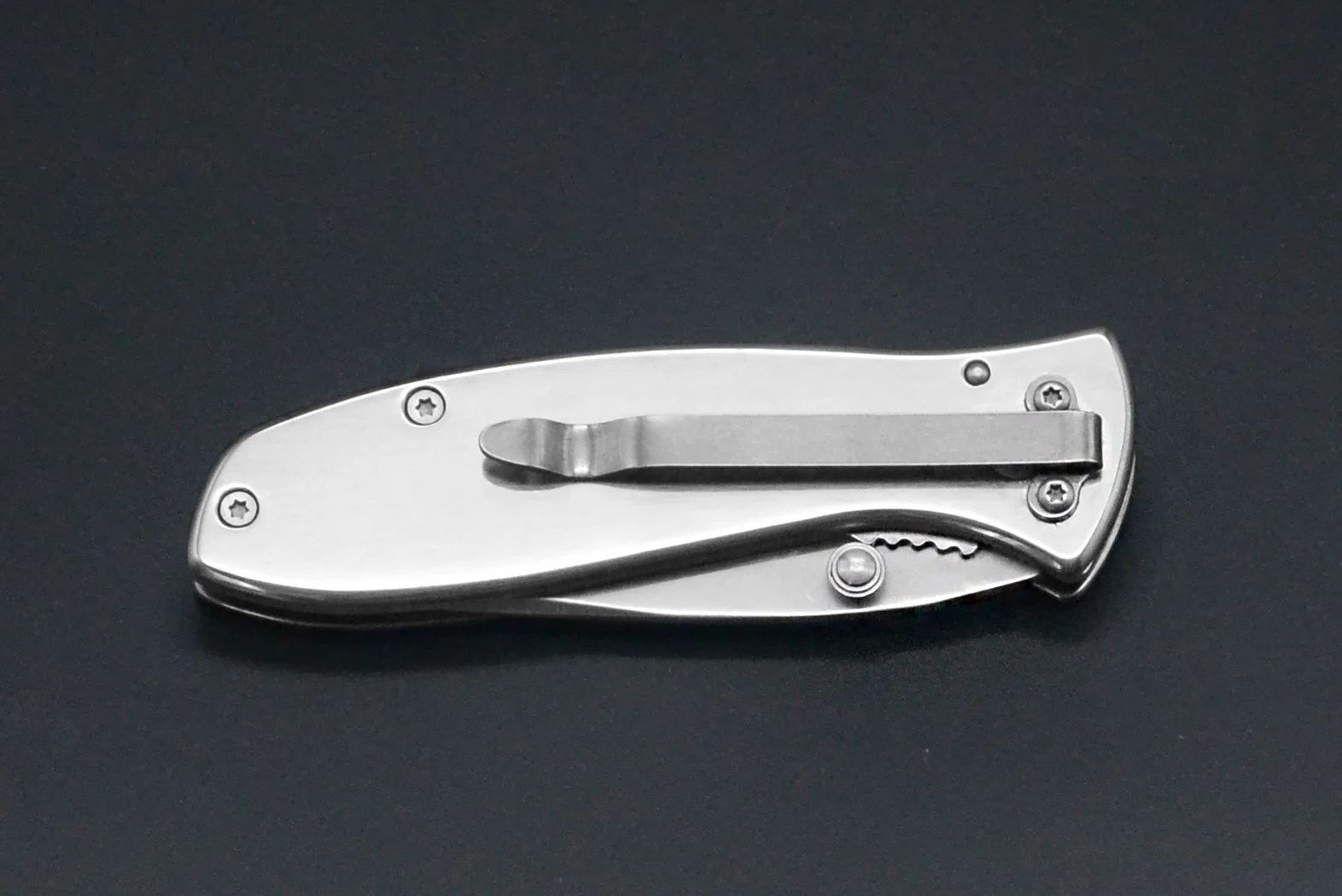 Couteau pliable en acier inoxydable de 4.7 po de haute qualité (se-3344-S)