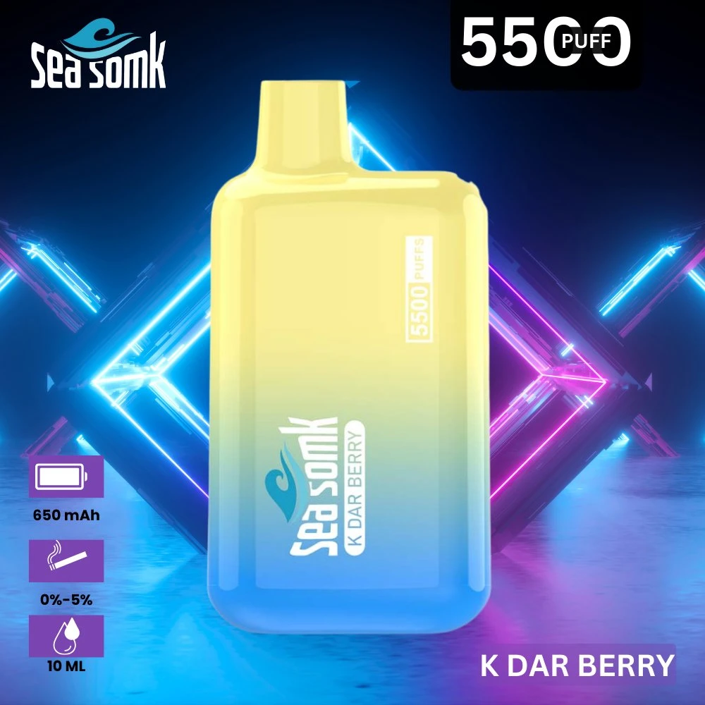 Sea Somk Original Square Box Shape Fruit 5000 одноразовых шайб Электронные сигареты Wape