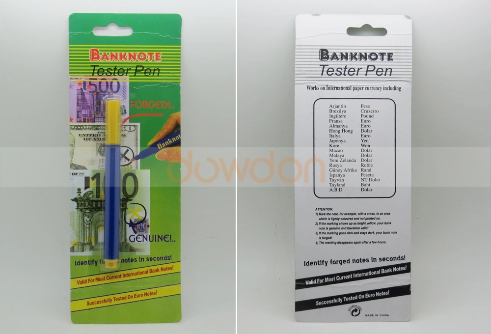 Promotion Gift Money Checker Counterfeit Detector Banknotes Tester Pen