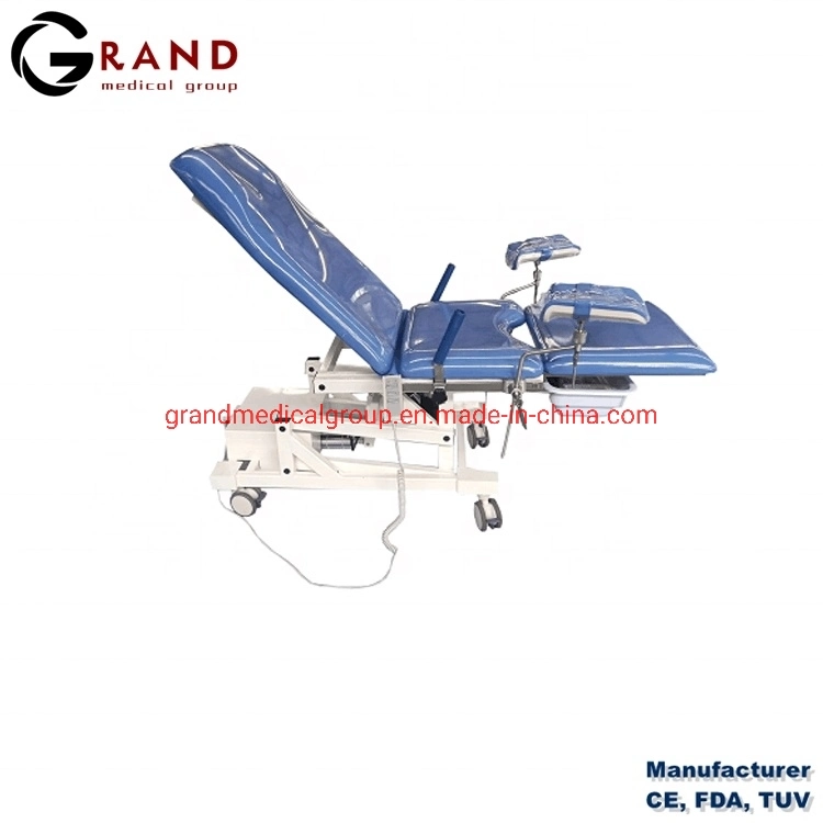 Multifunction Adjustable Stainless Steel Medical Obstetric Bed Electric Gynecology Operation Delivery Table Manufacturers Surgical Instrument