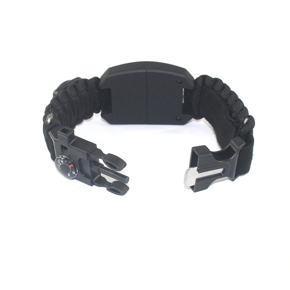 Kit de supervivencia de emergencia multifuncional Pulsera Paracord de supervivencia al aire libre Bl19105