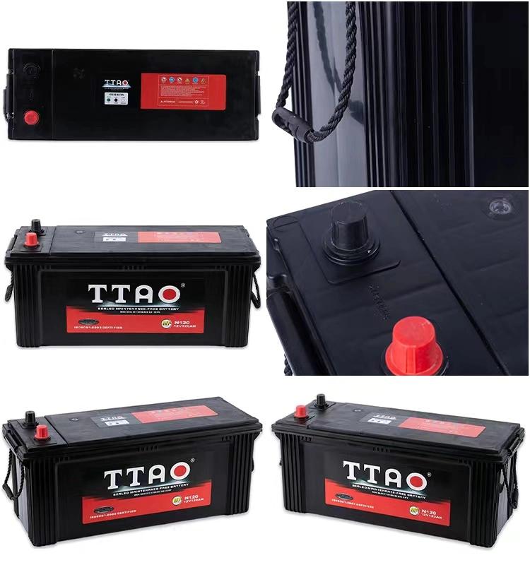 12V150ah Truck Battery China Battery Factory, Maintenance Free Lead Acid Car Storage Battery