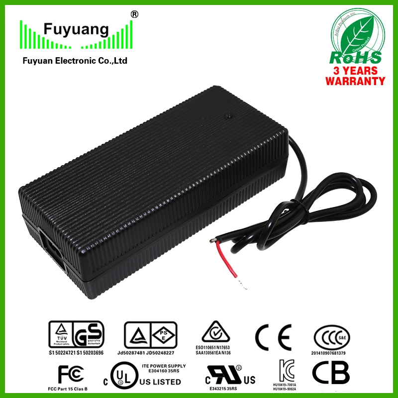 Portable AC DC 67.2V 4A Ebike Lithium Battery Charger with Certificate