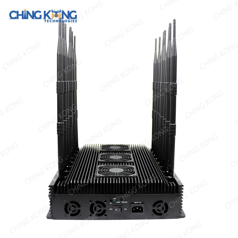 110W Signal Jammer for 5g/4G/3G/2g WiFi GPS Jamming up to 80m