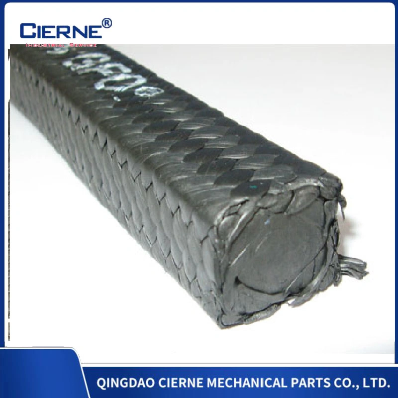 Reinforced Braided Aramid Corner Graphite Black PTFE Gland Packing