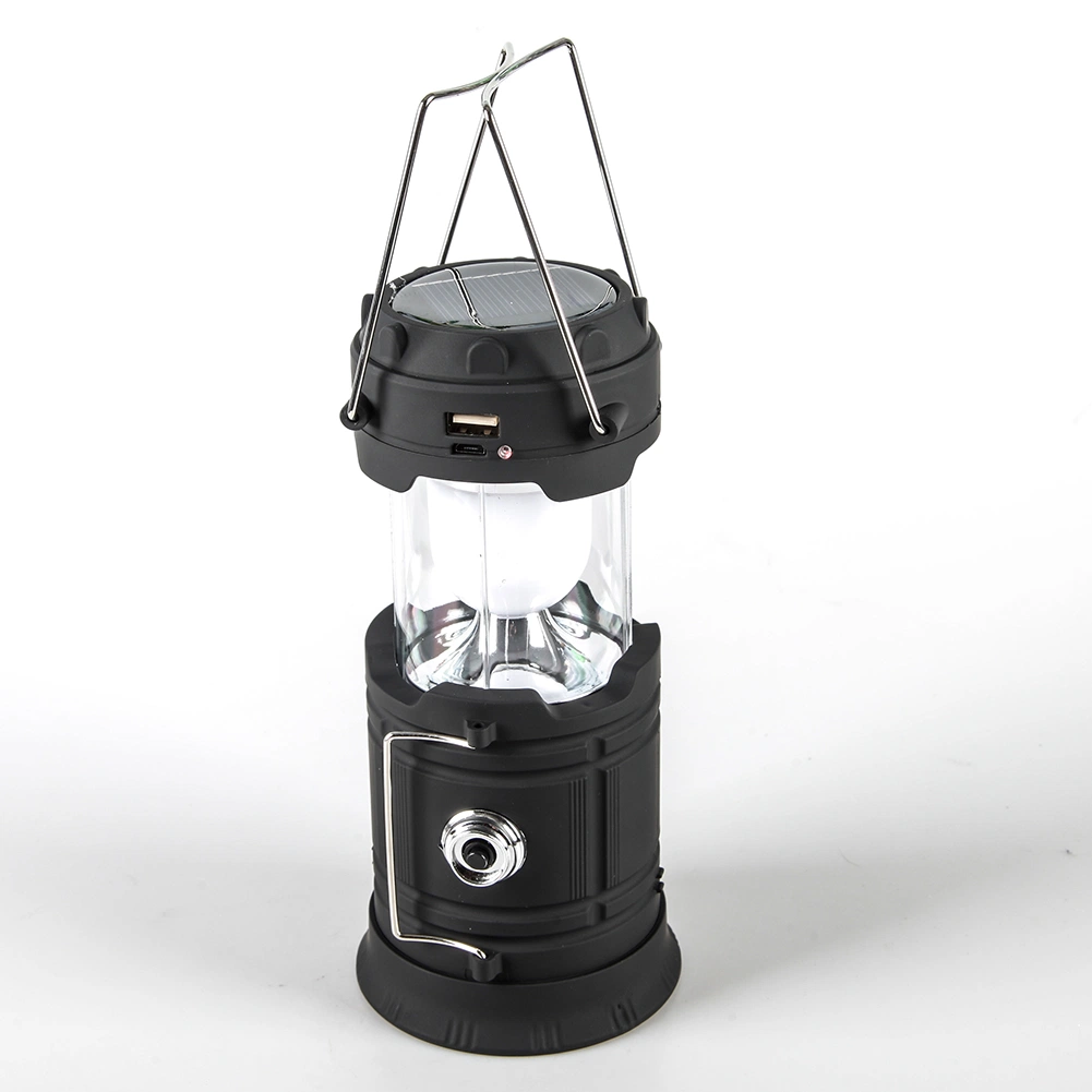 Yichen Portable Solar LED Lantern USB Rechargeable Camping Light