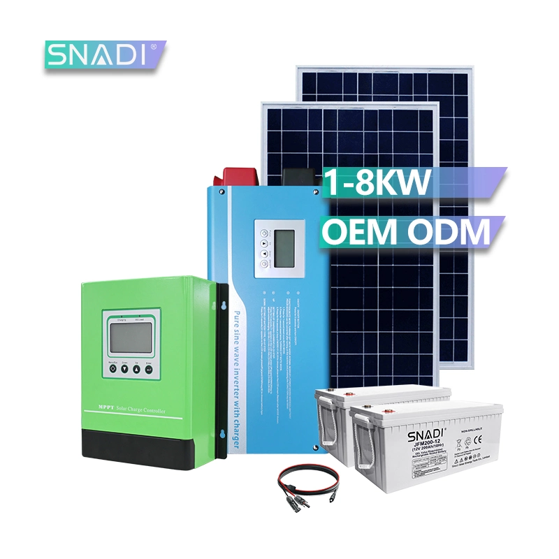3kW Alta eficiencia completa de Grid Panel Energía PV Solar Sistema de alimentación para el hogar