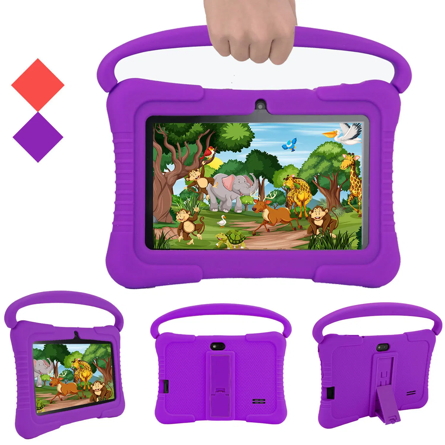 Rendimiento de alta calidad/alto costo A133 Android Tablet 7 pulgadas Android 12 niños Juegos de aprendizaje tabletas WiFi para niños educativos Android niños OEM Aceptar