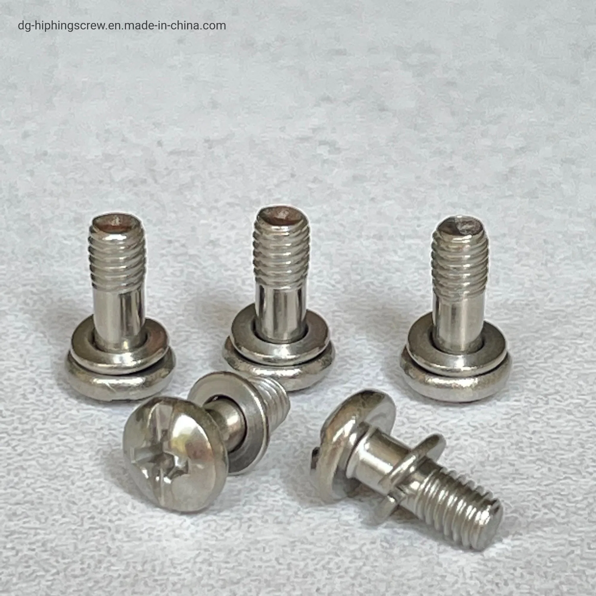 M3.5 X 9 Combo Pan Head W/Spring+Flat Washer Machine Screw Stainless Steel