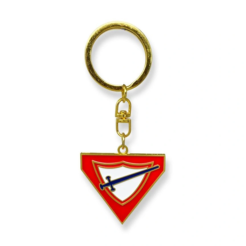 Custom Oman Symbol 3D Metal Key Ring in 50mm