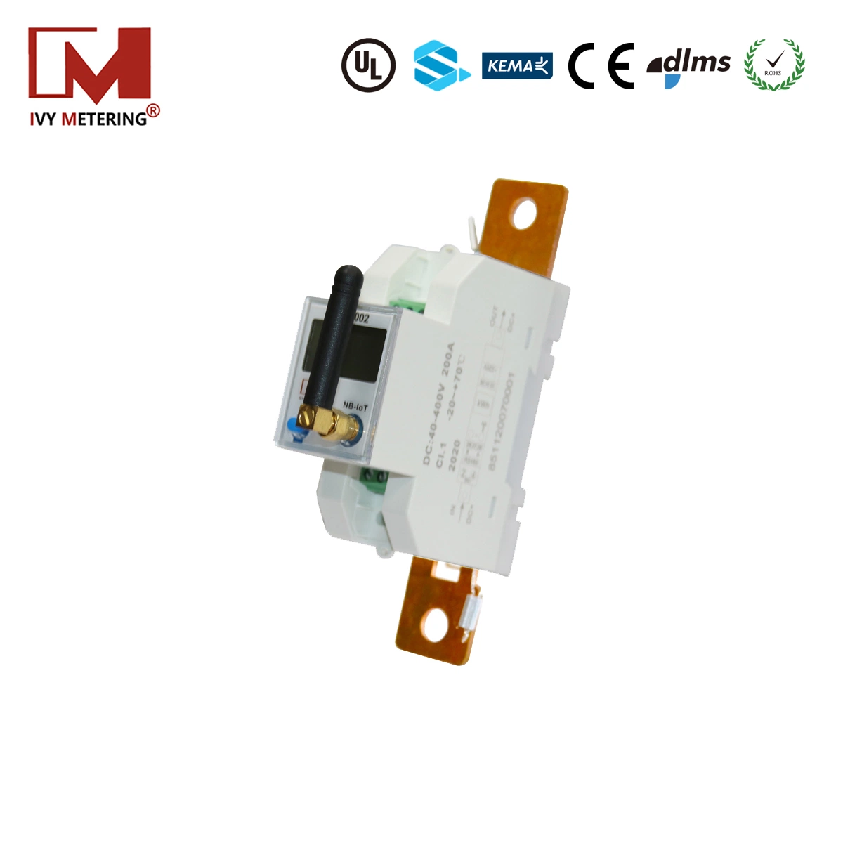 1p DIN-Rail Wireless Modbus Prepaid DC Power Electric Energy Meter