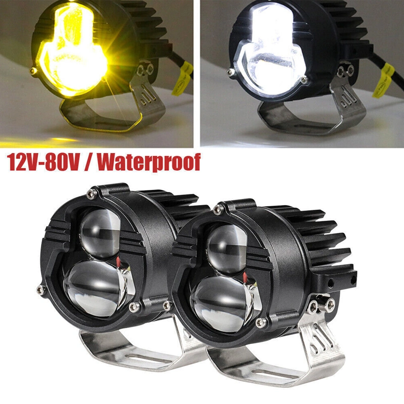 12000lm Moto LED Headlight LED Motorcycle Lights Replace Xenon HID Kit 6000K