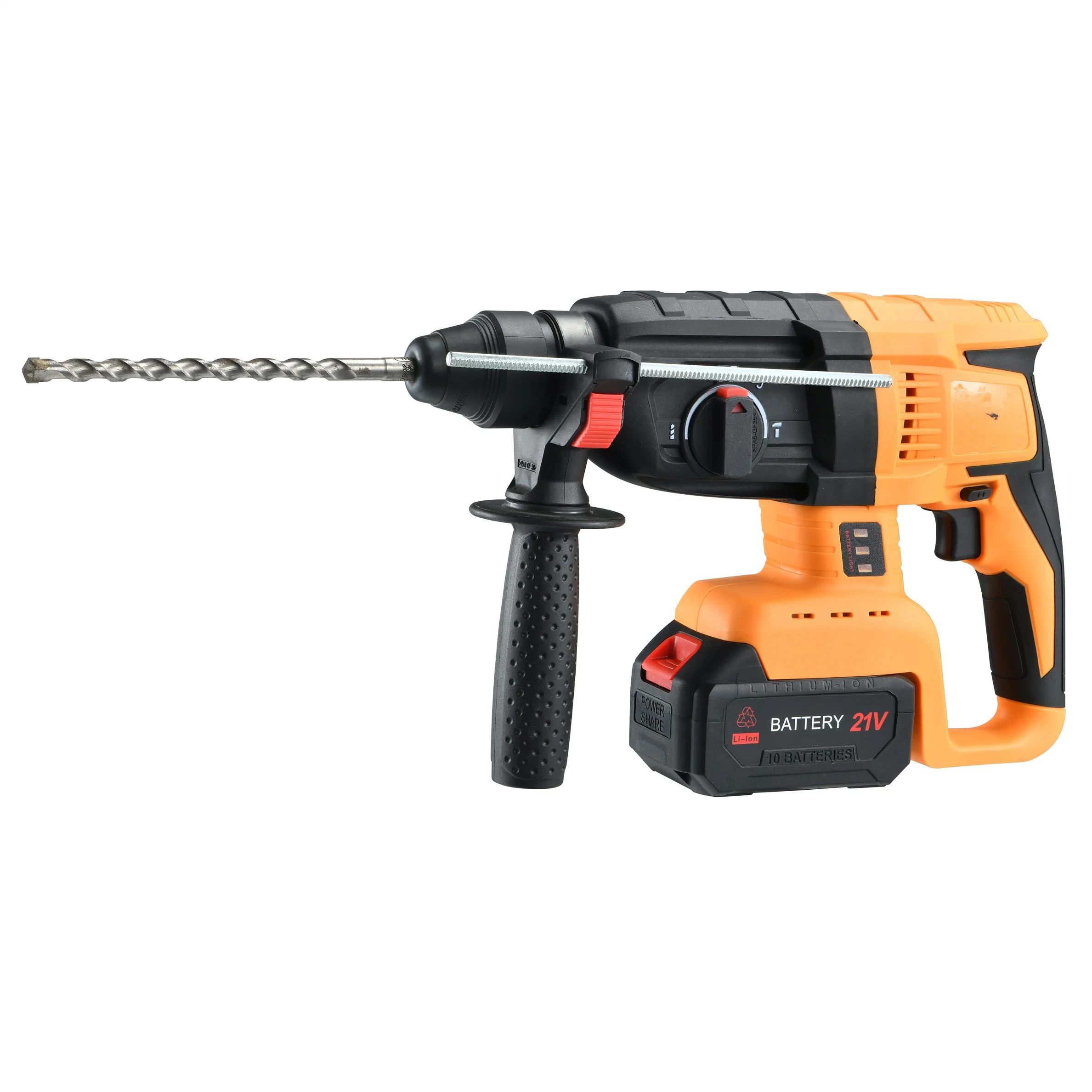 21V Cordless Lithium Electric Hammer Drill with Impact/Hammer Function