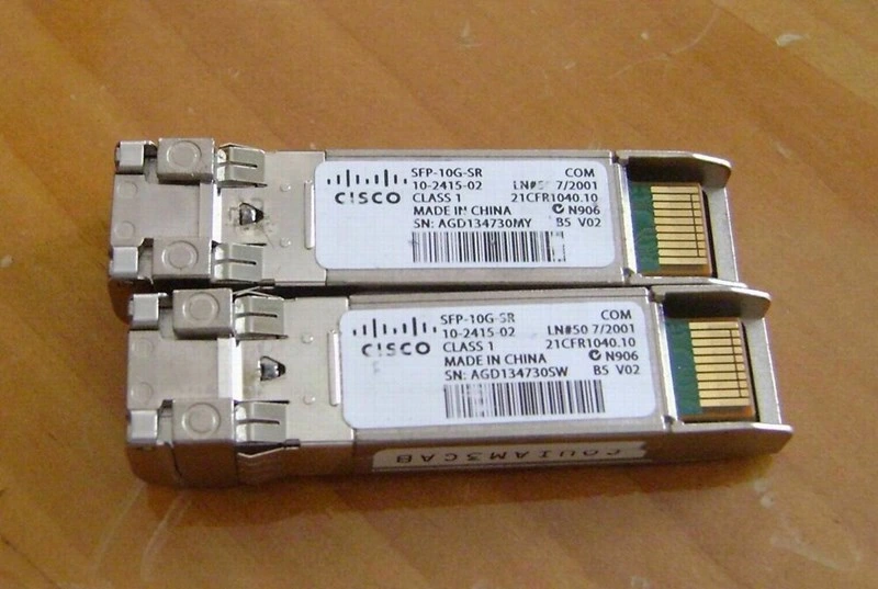 Novos módulos de rede sem fio ópticos multimodo SFP POE originais CISC0 SFP-10G-SR