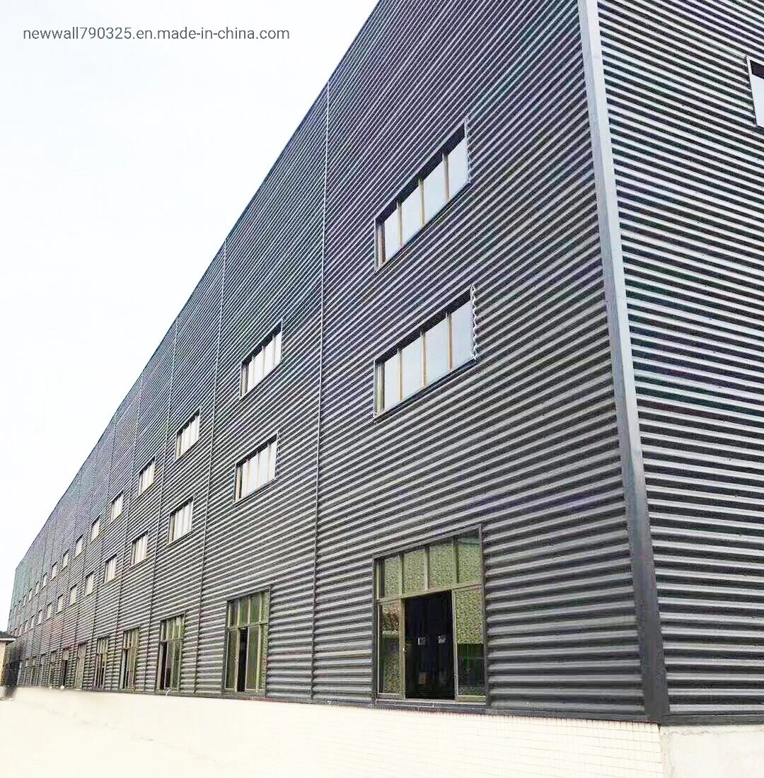 Two Story Steel Structure Warehouse Steel Prefab Building