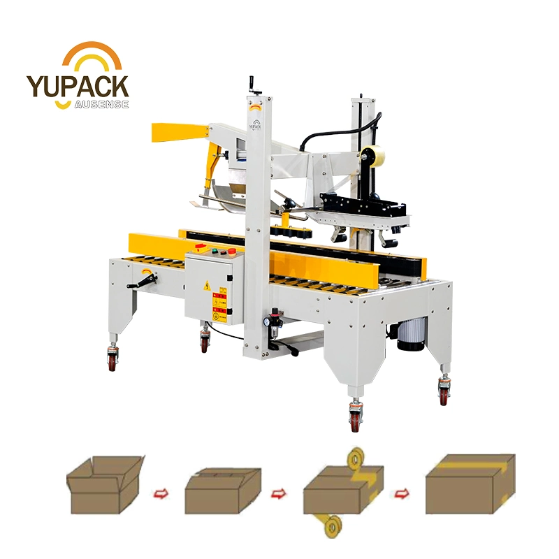 Automatic Top and Bottom Tape/Taping Flap Folding Carton/Box/ Case Sealer /Carton Sealing Machine for Packing /Packaging