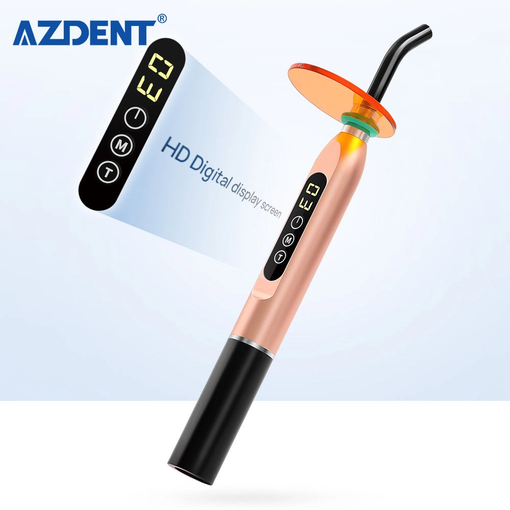 2022 New Azdent Dental Cordless Classic LED Dental Curing Light with Three Modes CV-215-I