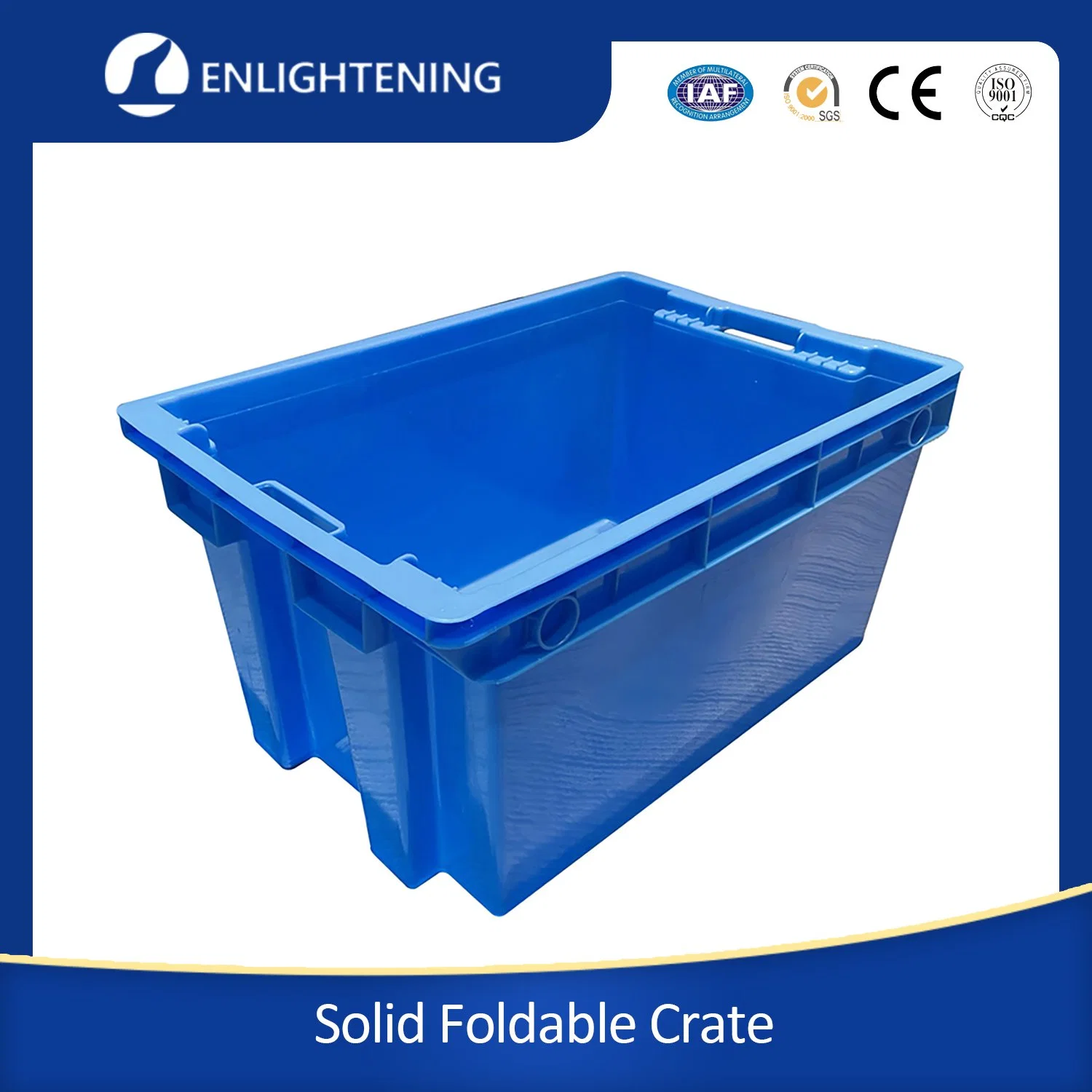 Nestable and Stackable Plastic Flat Noodles with Cover Container, Plastic Storage and Transportation Bag Box