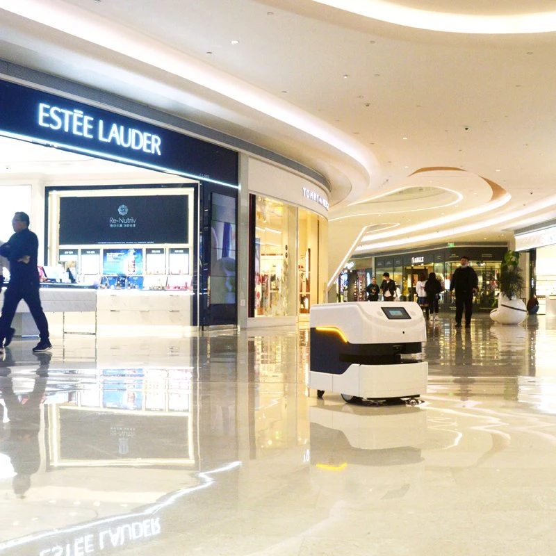 Vacuum Cleaner Intelligent Controlling Robot Sweeper Mopping Robot for Mall