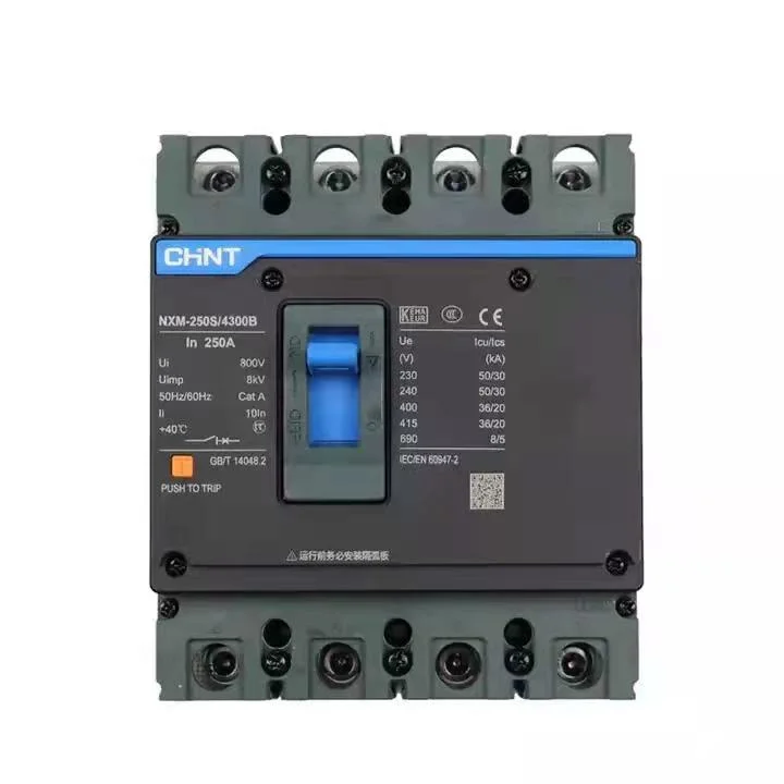 Chint Nxms Electronic MCCB Nxms-400s Nxms-400h Nxms-630s Nxms-1000s Nxms-1000h Nxms-1250s Nxms-1250h Nxms-1600h 3p 4p Electronic Molded Case Circuit Breaker