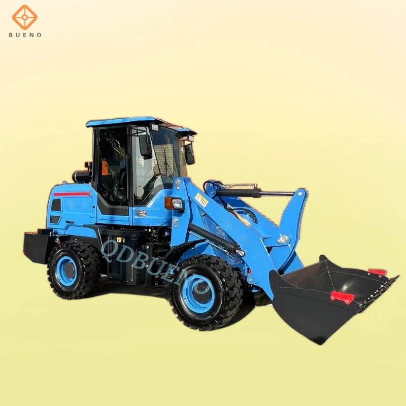 Cargador de ruedas Bueno 1.6ton CE EPA compacta de construcción agrícola jardín granja pequeña frontal. Mini pala cargadora de ruedas china para la venta.