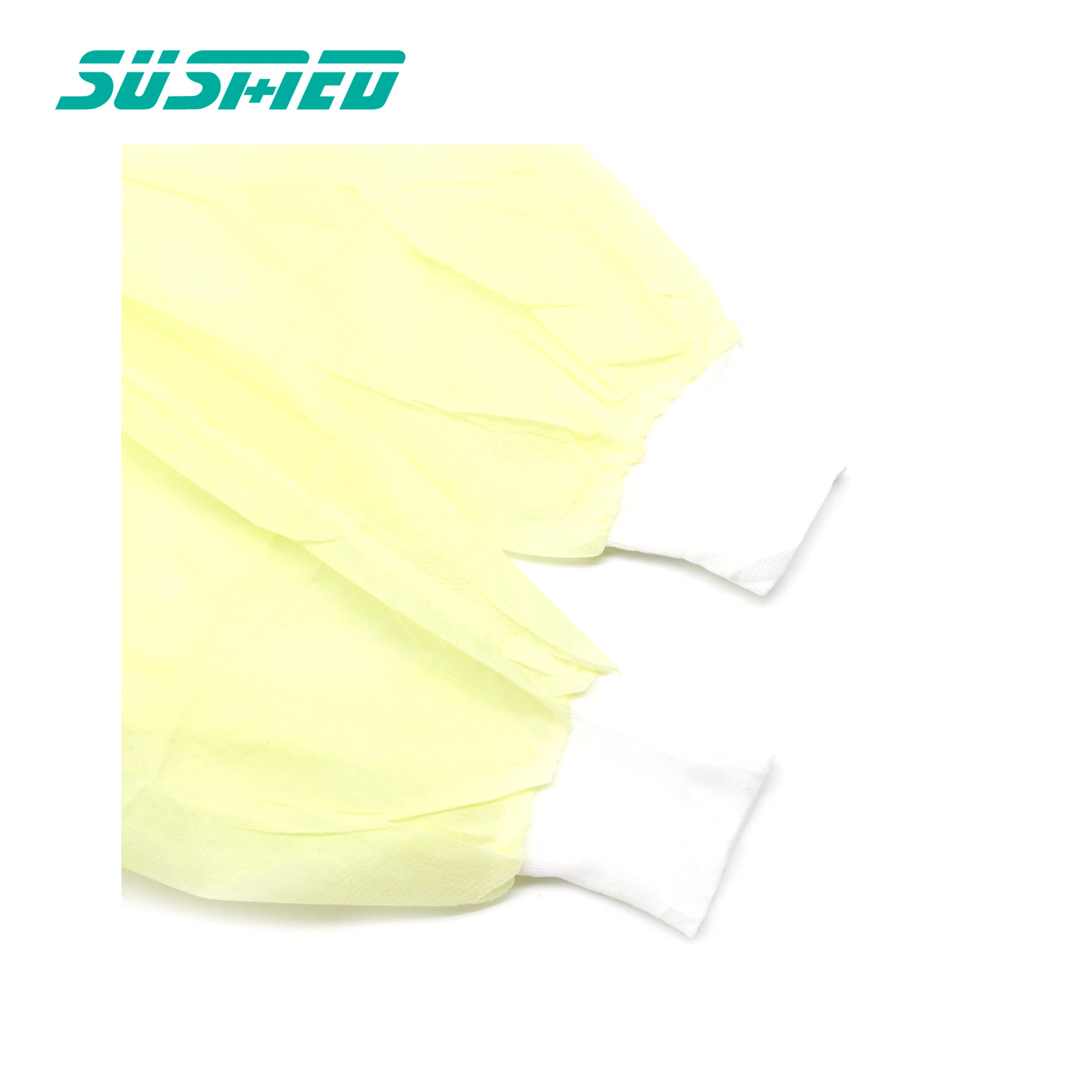 Disposable Spunbond Ultrasonic Heat Sealing Surgical Isolation Gown Reusable