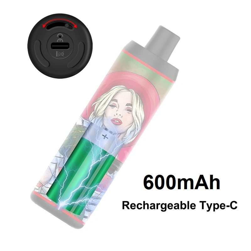 Новый популярный 8000 одноразовых манжеты одноразовый электронный стилус Vape Сигареты большие пуфы 18 мл жидкость преволечно фабричная оптовая легкие Курение электронных сигарет