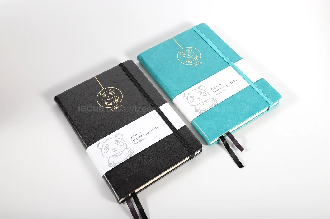 2023 Promotion A5 Office Diary Planner Custom Printing Journal Book Leather Notebook