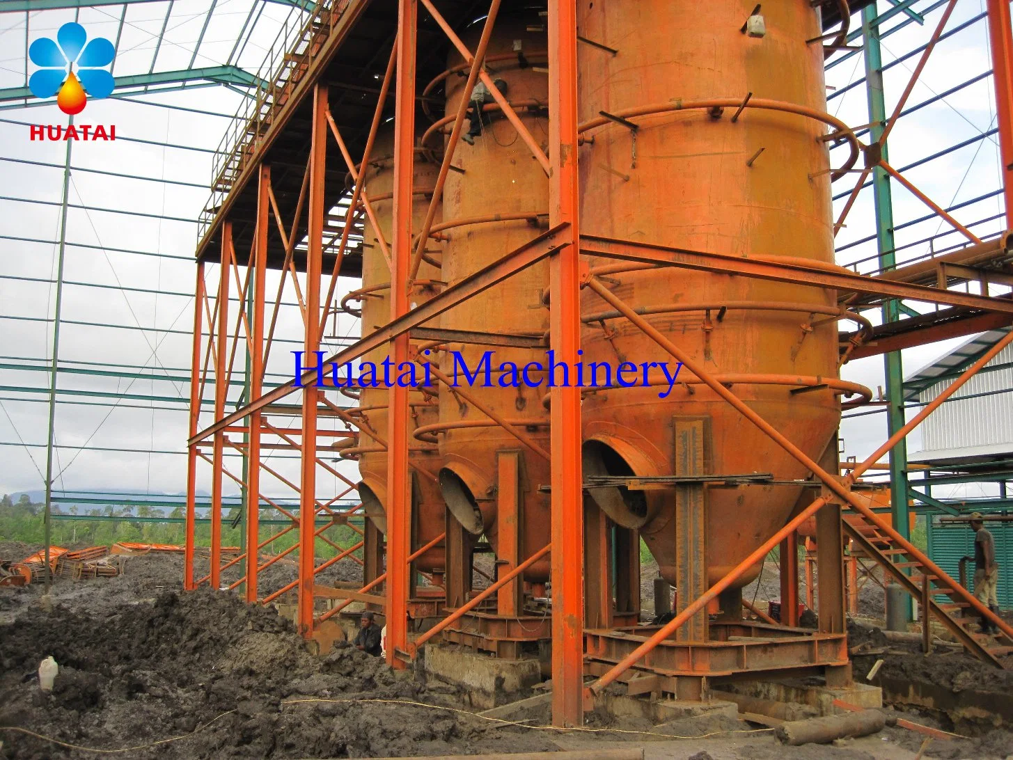 Palm Oil Refinery Processing Machine Indonesia Palm Oil Extraction Equipment