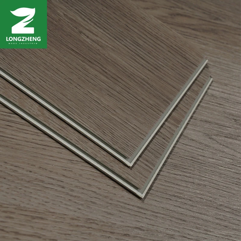 Azulejos de vinil de camada de desgaste de 0,3 mm, E0 Strand, reciclados Interlock Piso SPC de bambu auto-adesivo