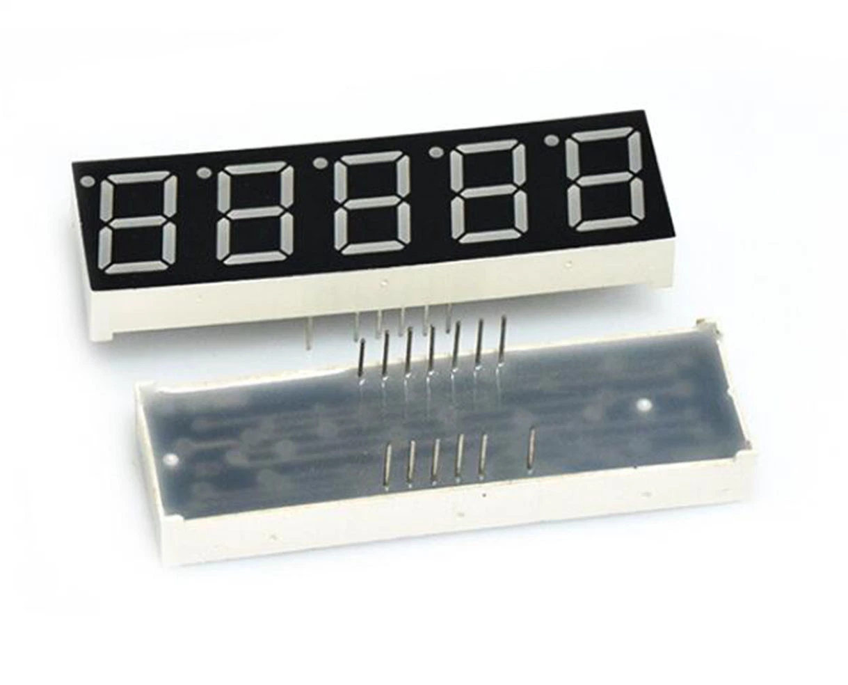 0.56 Inch 5 Digit 7 Segment LED Display with Yellow Light