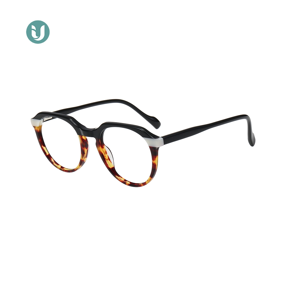 Fashion High quality/High cost performance Vintage Classic Plastic Acetate Optical Frames, Thick Crystal Acetate Optic Frames