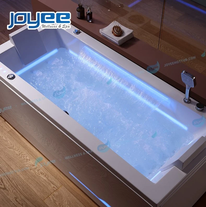 Joyee Small Acrylic Bathtub LED Strip Light Lover SPA Bath Whirlpool Hot Tub