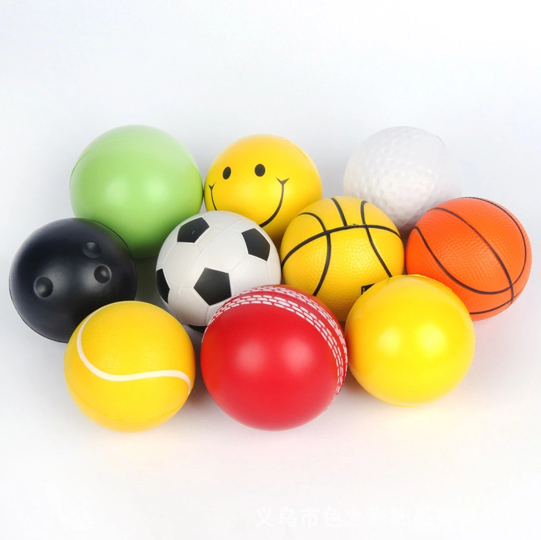 PU Stress Bowling Foam Toy Antistress Reliever Promotional Ball
