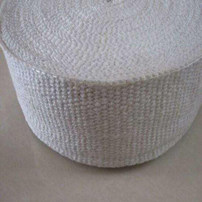 Stainless Steel Reinforced Heat Resistant Fiberglass Tape Fiberglass Gasket Motorcycle Parts Insulation Materials for Furnace