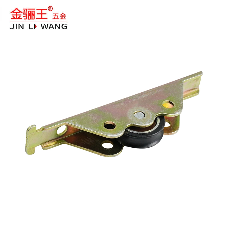 Factory Direct Price Window Hardware Spare Parts Zinc Plated Aluminum Alloy UPVC Sliding Window Roller Replacement Nylon Pulley Metal Wheel South America Market