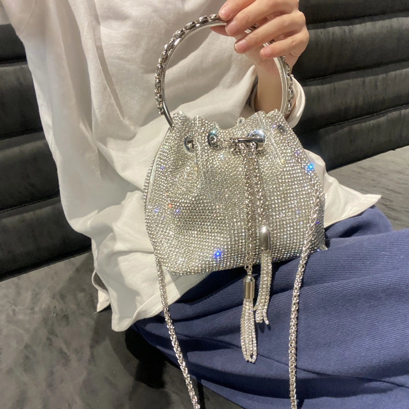 Fashion Chain Designer Rhinestone Evening Clutch Bag Luxury Diamond Small Handbags Cute Purse Women Hand Bags for Ladies