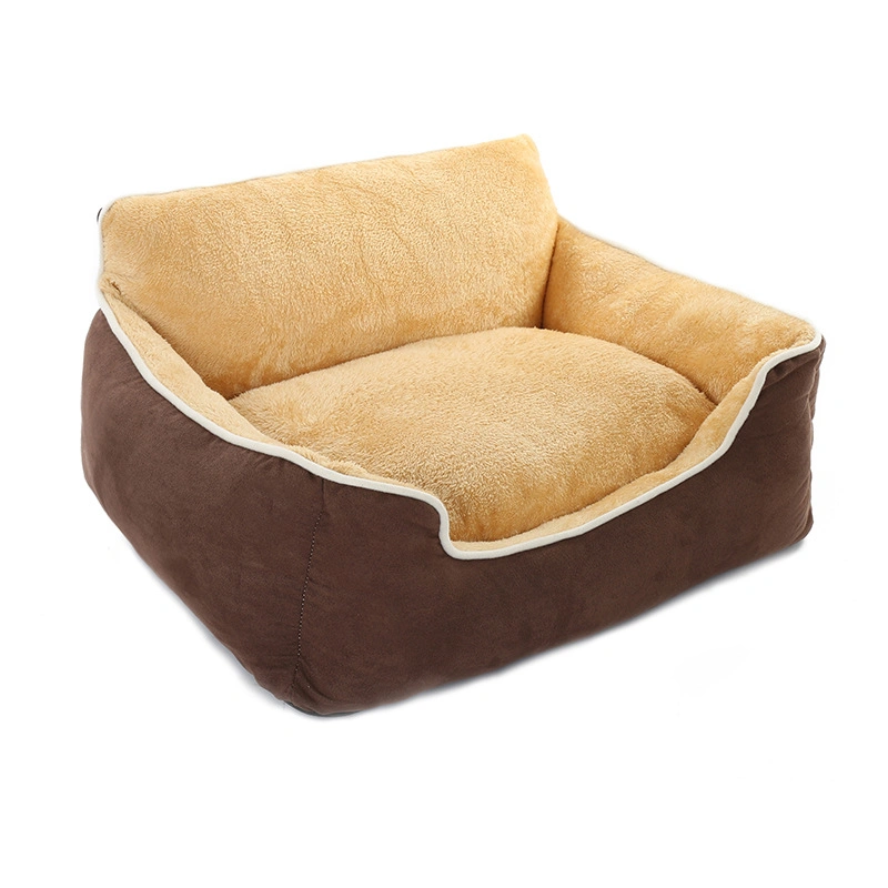 Cama caliente de invierno lavable extraíble Four Seasons para mascotas de tamaño medio Perro grande