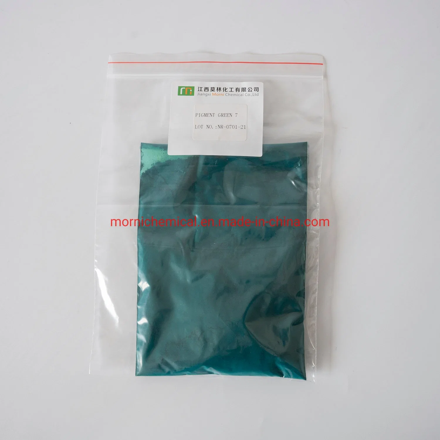 Capa de pigmento orgánico química verde 7