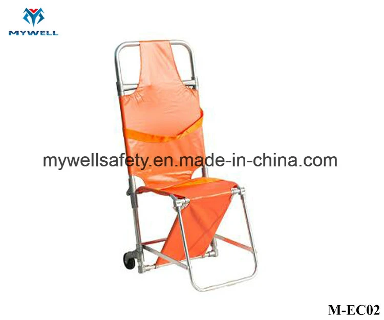 M-CE02 Venda quente da liga de alumínio cadeira escada dobrável de socorro de emergência e cadeira de evacuação